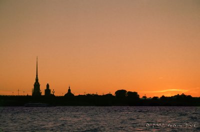 Закат на Неве